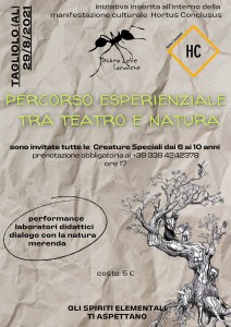 percorso esperienziale tra teatro e natura